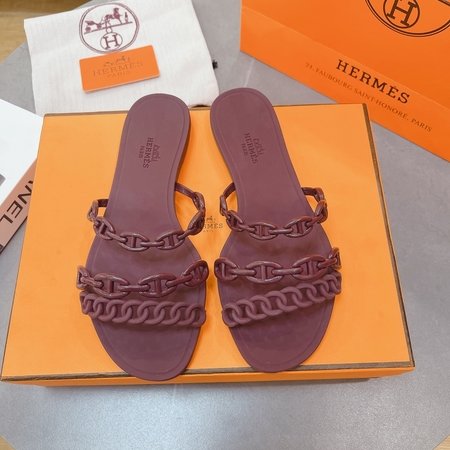 Hermes PVC slippers