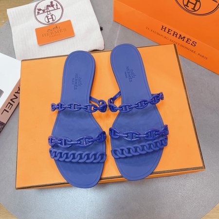 Hermes PVC slippers