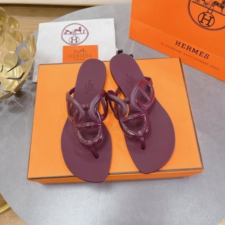 Hermes PVC slippers