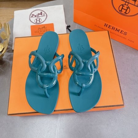 Hermes PVC slippers