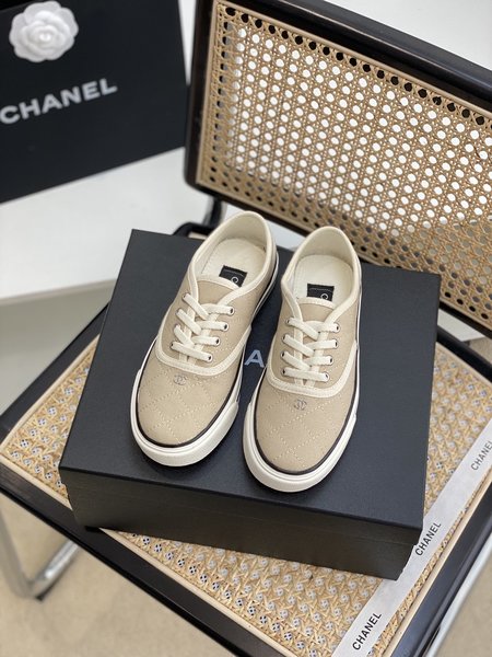 Chanel classic white shoes