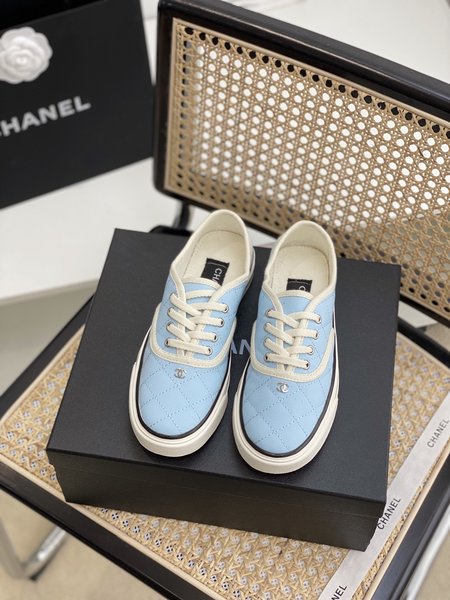 Chanel classic white shoes