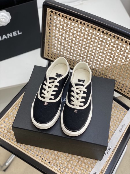 Chanel classic white shoes