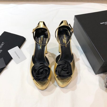 Saint Laurent high heel platform sandals