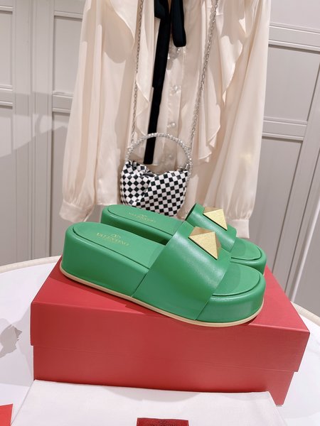 Valentino Studded platform sandals and slippers