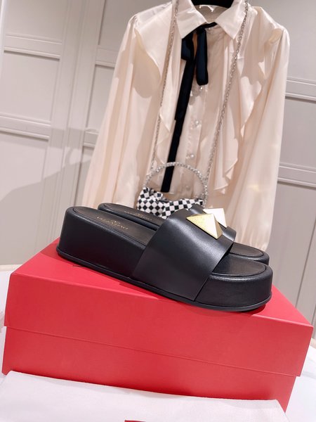 Valentino Studded platform sandals and slippers