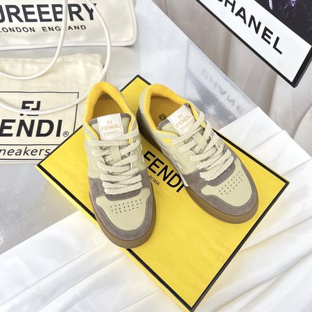 Fendi Match Basketball Sneakers FF Logo