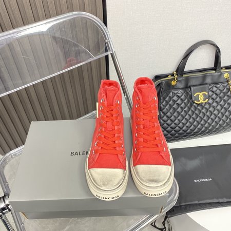 Balenciaga distressed vintage canvas shoes