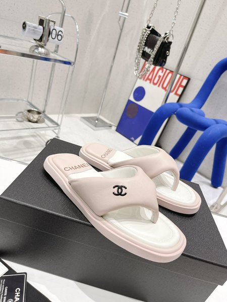 Chanel bread slippers