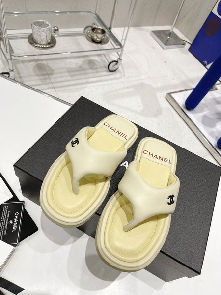 Chanel bread slippers