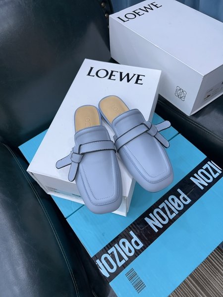 Loewe bow mules slippers