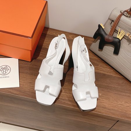 Hermes Sandals swift calfskin Heel: 9cm