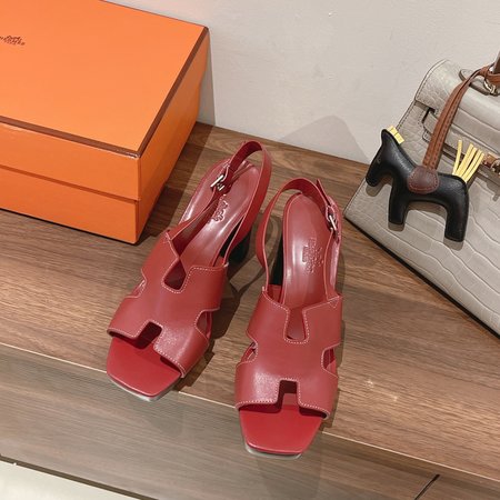 Hermes Sandals swift calfskin Heel: 9cm