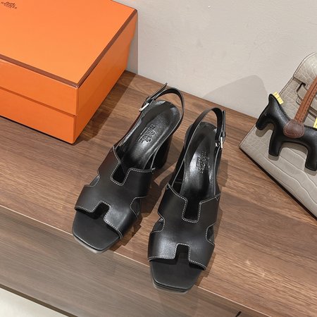 Hermes Sandals swift calfskin Heel: 9cm