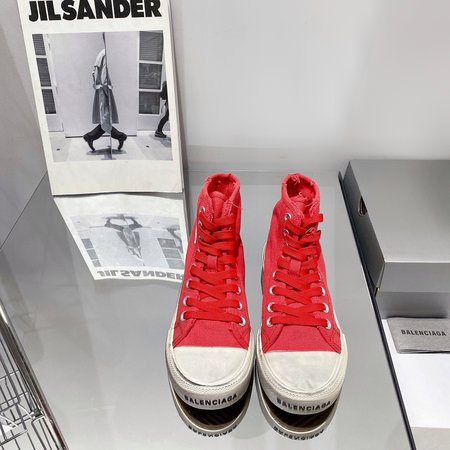 Balenciaga classic medieval style canvas shoes