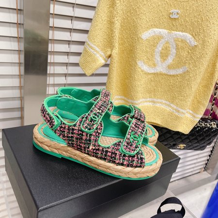 Chanel Classic Beach Velcro Sandals