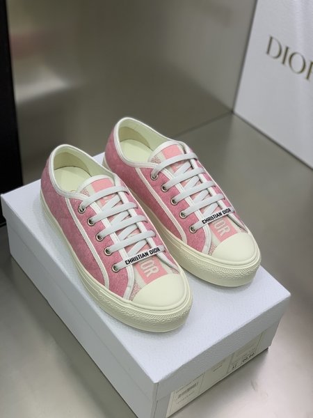 Dior Imported lambskin woven fabric casual shoes