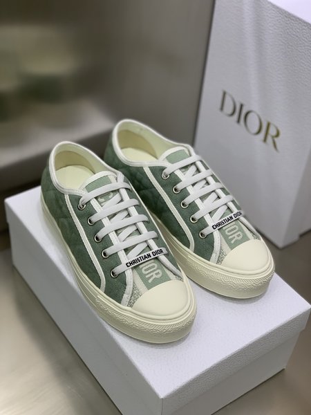 Dior Imported lambskin woven fabric casual shoes