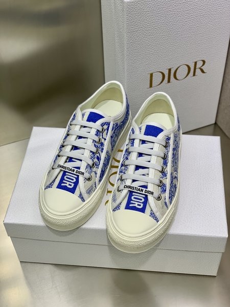 Dior Imported lambskin woven fabric casual shoes