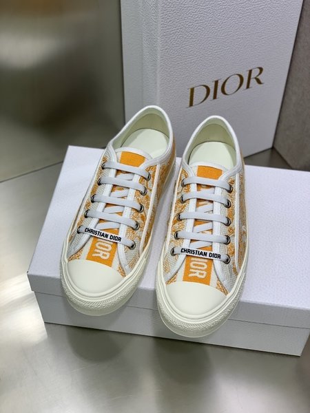 Dior Imported lambskin woven fabric casual shoes