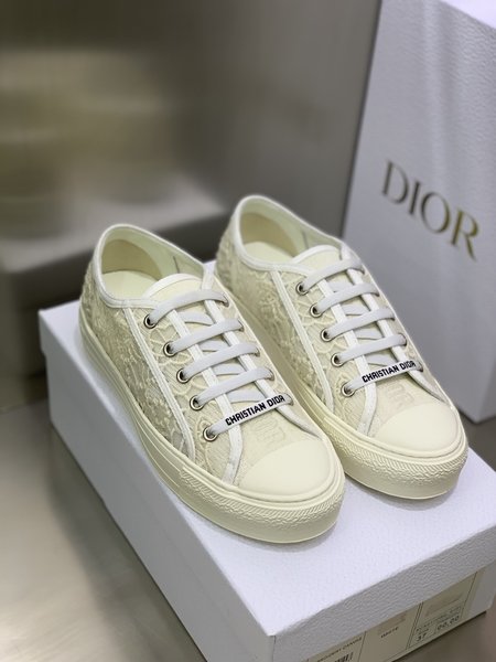 Dior Imported lambskin woven fabric casual shoes