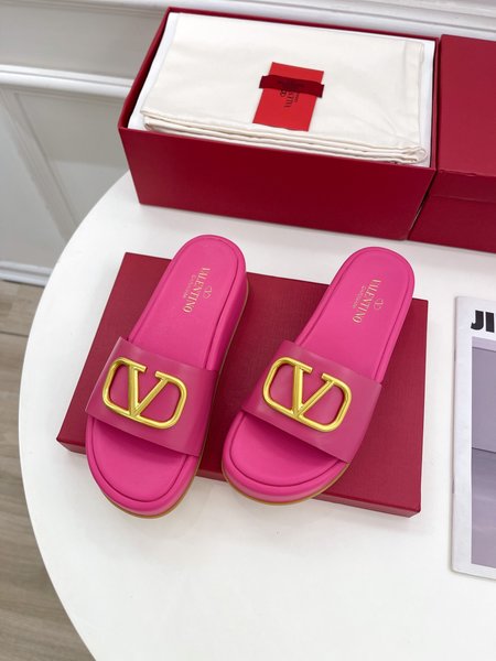 Valentino buckle slippers