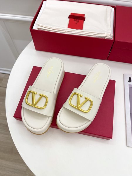 Valentino buckle slippers