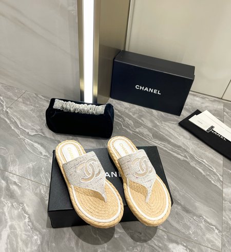 Chanel CC Espadrilles slippers