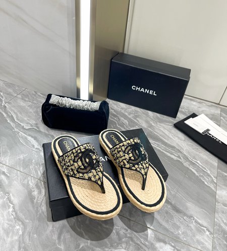 Chanel CC Espadrilles slippers