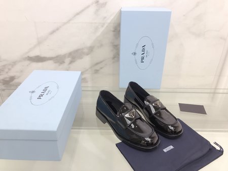 Prada classic buckle loafers