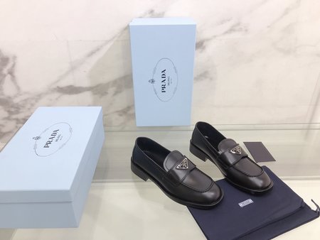 Prada classic buckle loafers