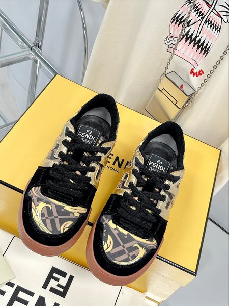 Fendi x collaboration basketball sneakers