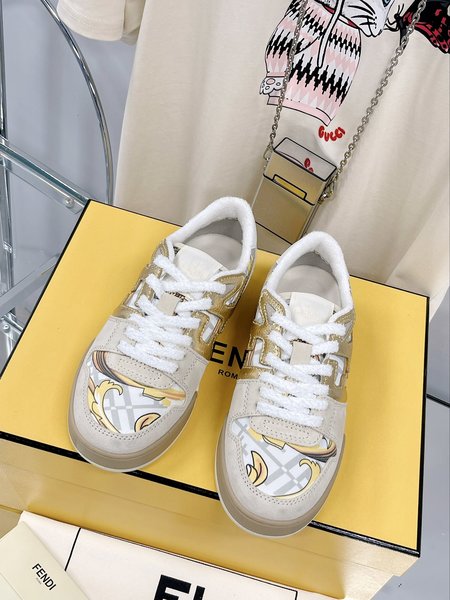 Fendi x collaboration basketball sneakers