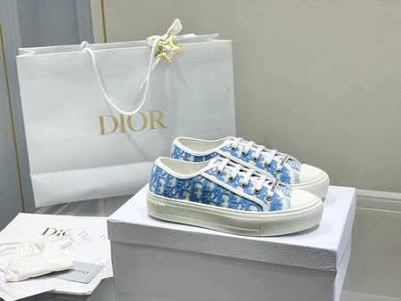 Dior classic embroidered flats