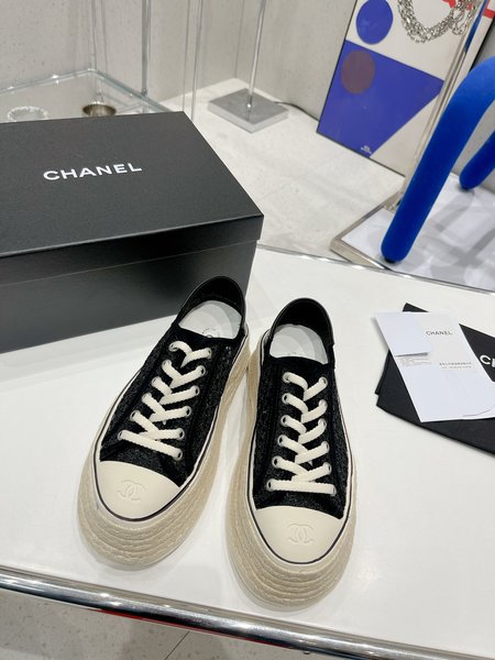 Chanel Platform Espadrilles