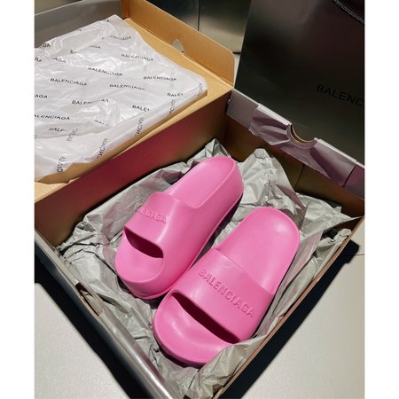 Balenciaga PU Slides