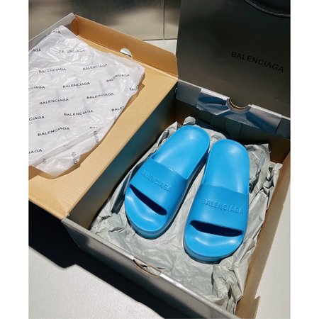 Balenciaga PU Slides