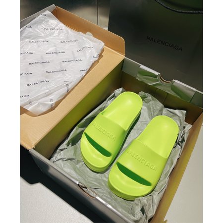 Balenciaga PU Slides