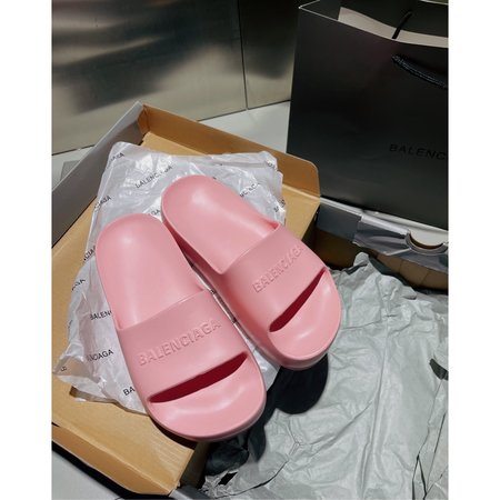 Balenciaga PU Slides