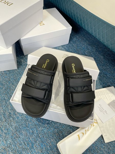 Dior Alphabet Logo Go Velcro Sandals