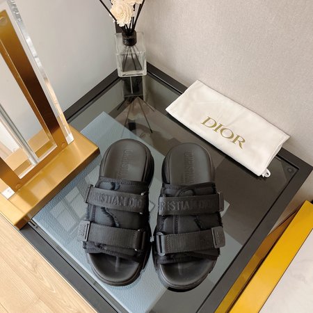 Dior Athletic Velcro Slippers