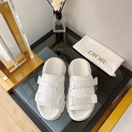 Dior Athletic Velcro Slippers