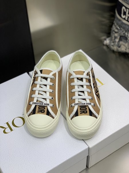 Dior Imported lambskin woven fabric casual shoes