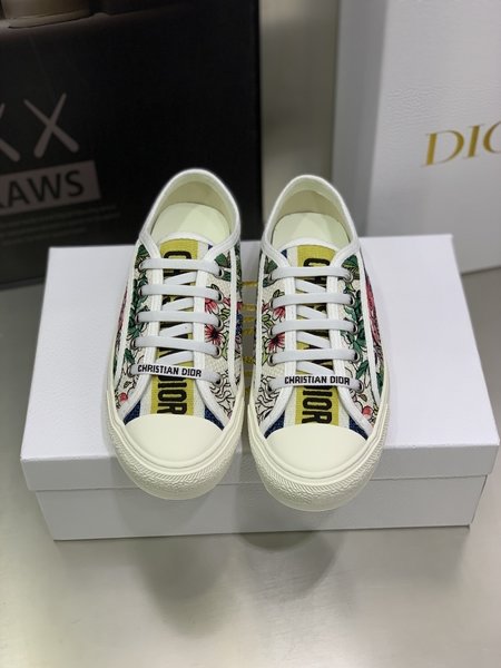 Dior Imported lambskin woven fabric casual shoes