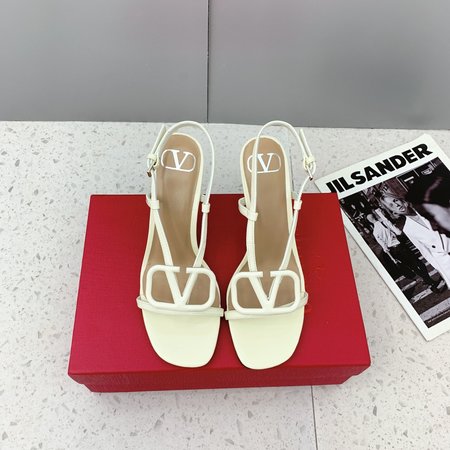 Valentino Logo high heel sandals