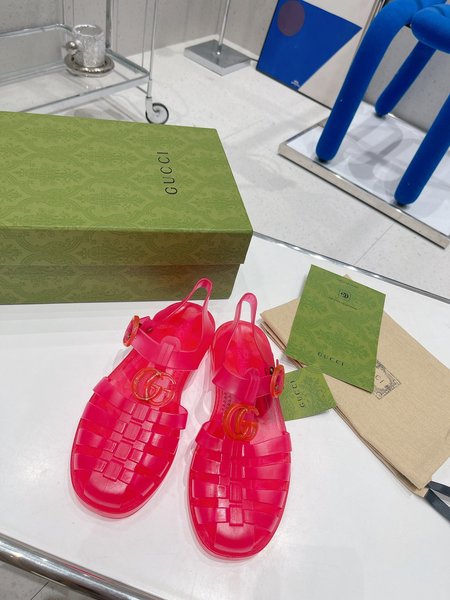 Gucci Jelly Rubber New Sandals