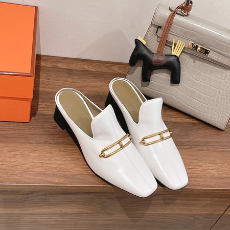 Hermes mule slippers