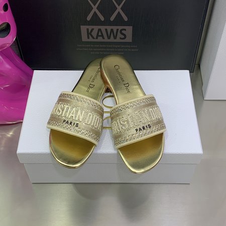 Dior Dway Flat Sandals/Slippers