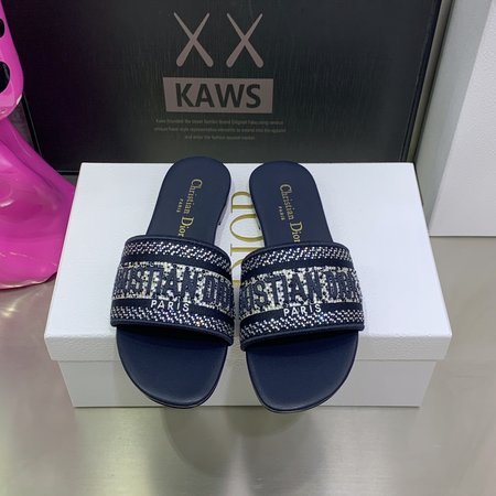 Dior Dway Flat Sandals/Slippers