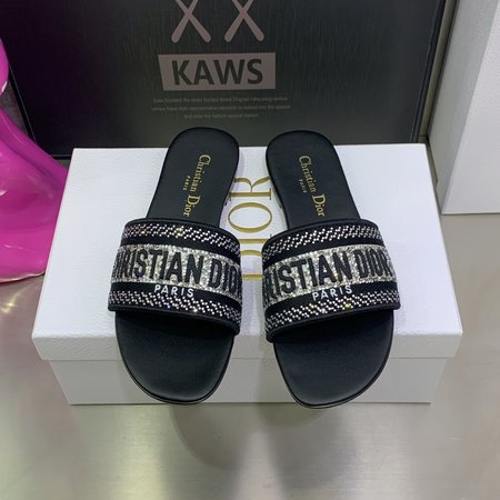 Dior Dway Flat Sandals/Slippers